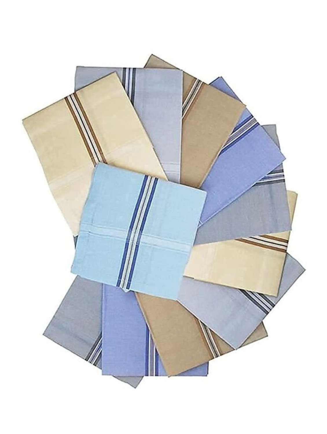 men's cotton handkerchief combo