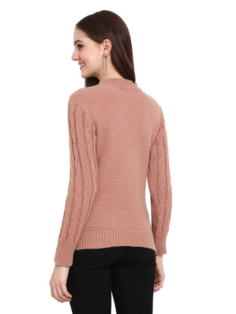self design acrylic wool pullover - 19204932 -  Standard Image - 2
