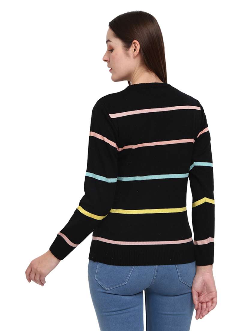 self design acrylic wool pullover - 19204938 -  Standard Image - 2