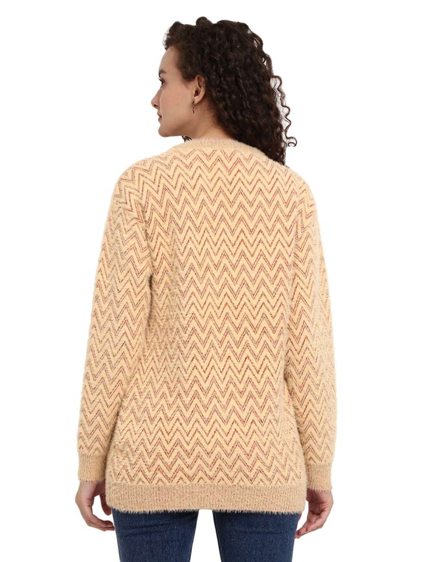 self design acrylic wool pullover - 19204950 -  Standard Image - 2