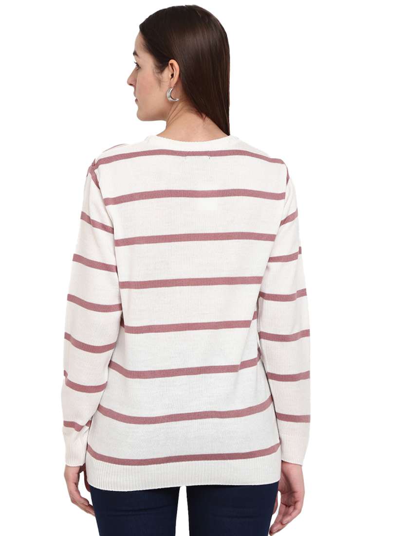 white striped wool pillovers - 19204970 - Standard Image - 2