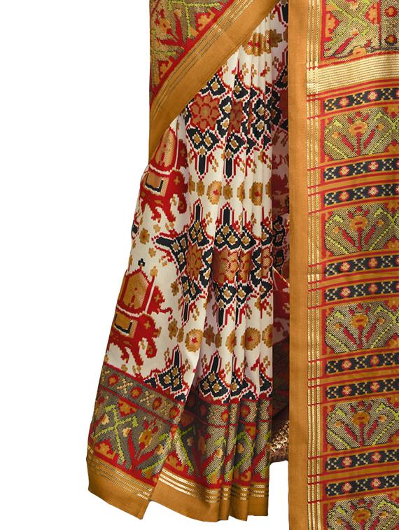 self design woven saree - 19205980 - Standard Image - 2