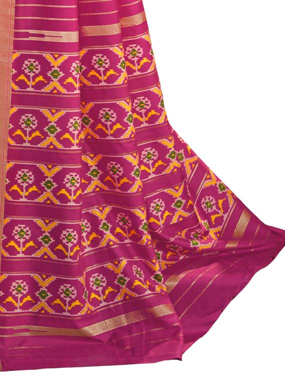 self design woven saree with blouse - 19205981 - Standard Image - 2