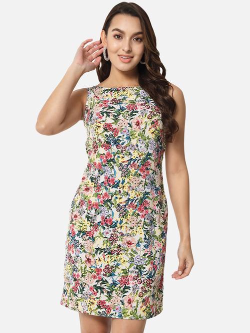 women's shift floral dress - 19207372 - Standard Image - 0