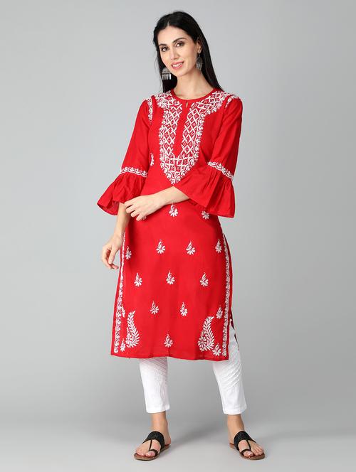 women's straight kurta - 19207396 -  Standard Image - 0