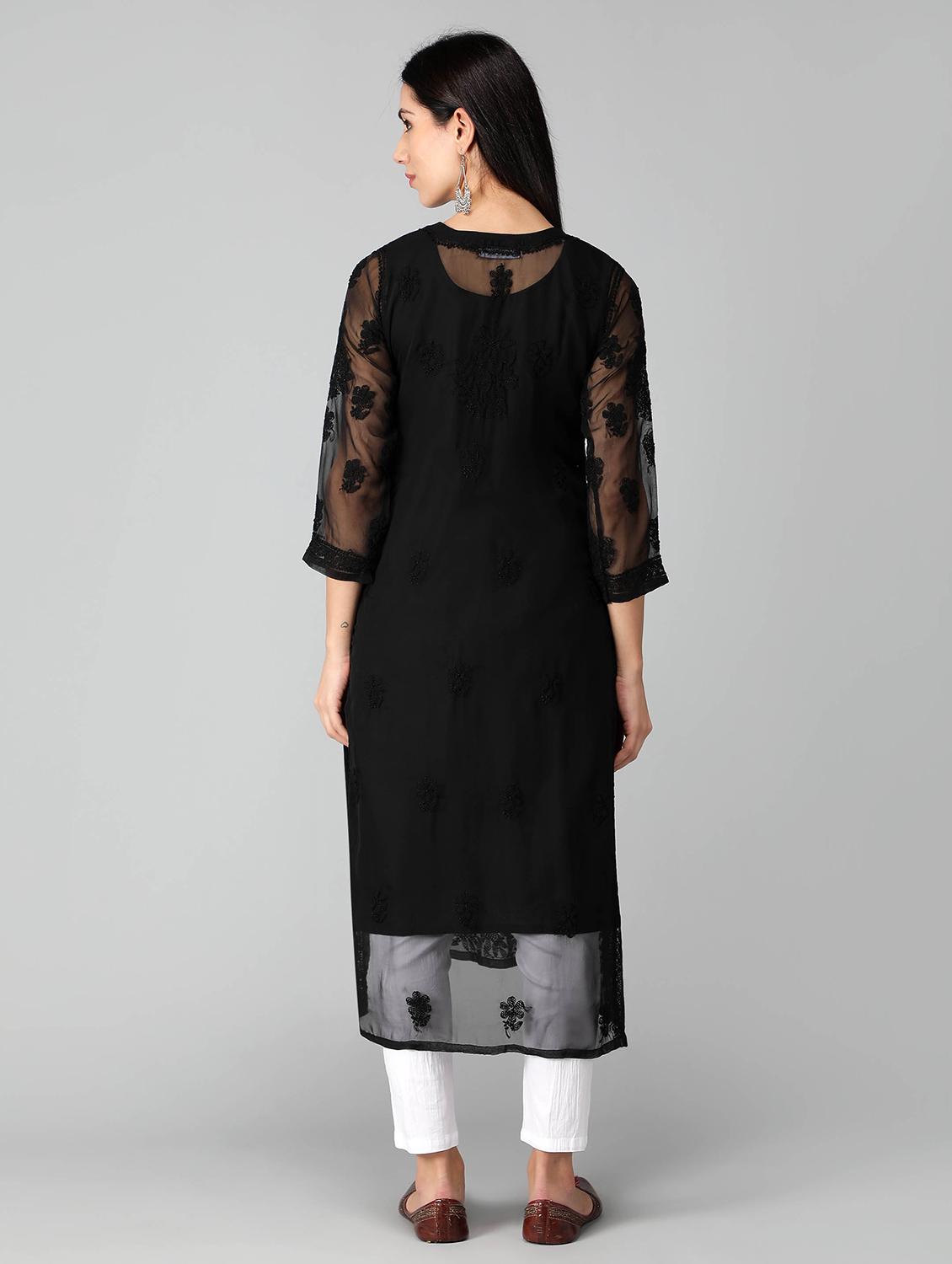 women's straight kurta - 19207401 - Standard Image - 2