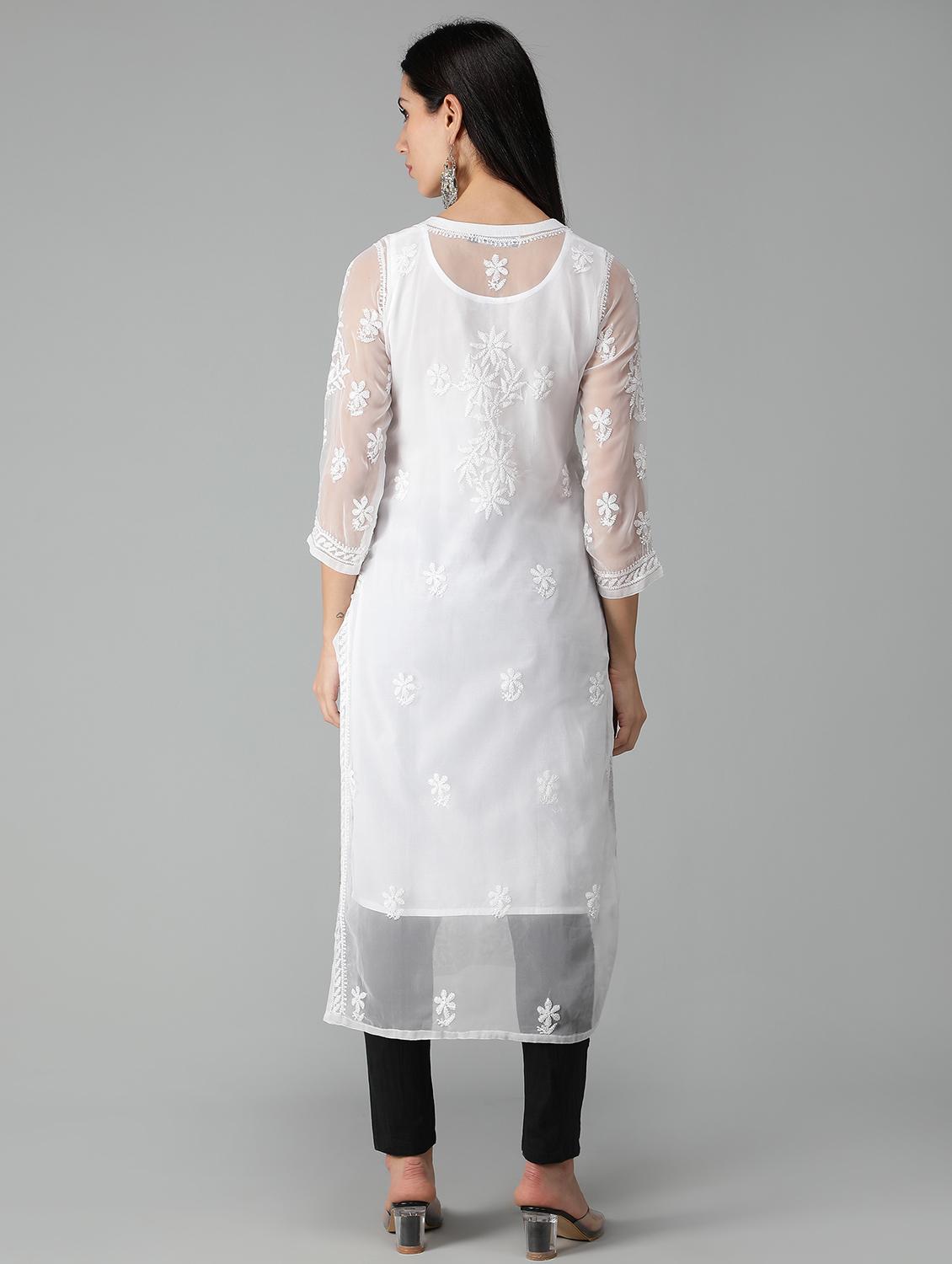 women's straight kurta - 19207405 - Standard Image - 2