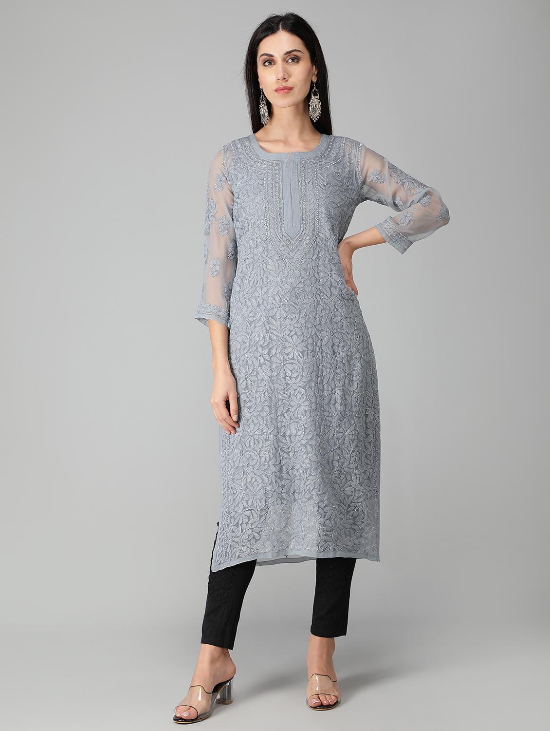 women's straight kurta - 19207407 - Zoom Image - 0