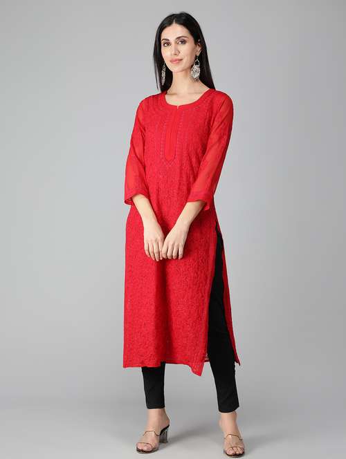 women's straight kurta - 19207410 -  Standard Image - 0