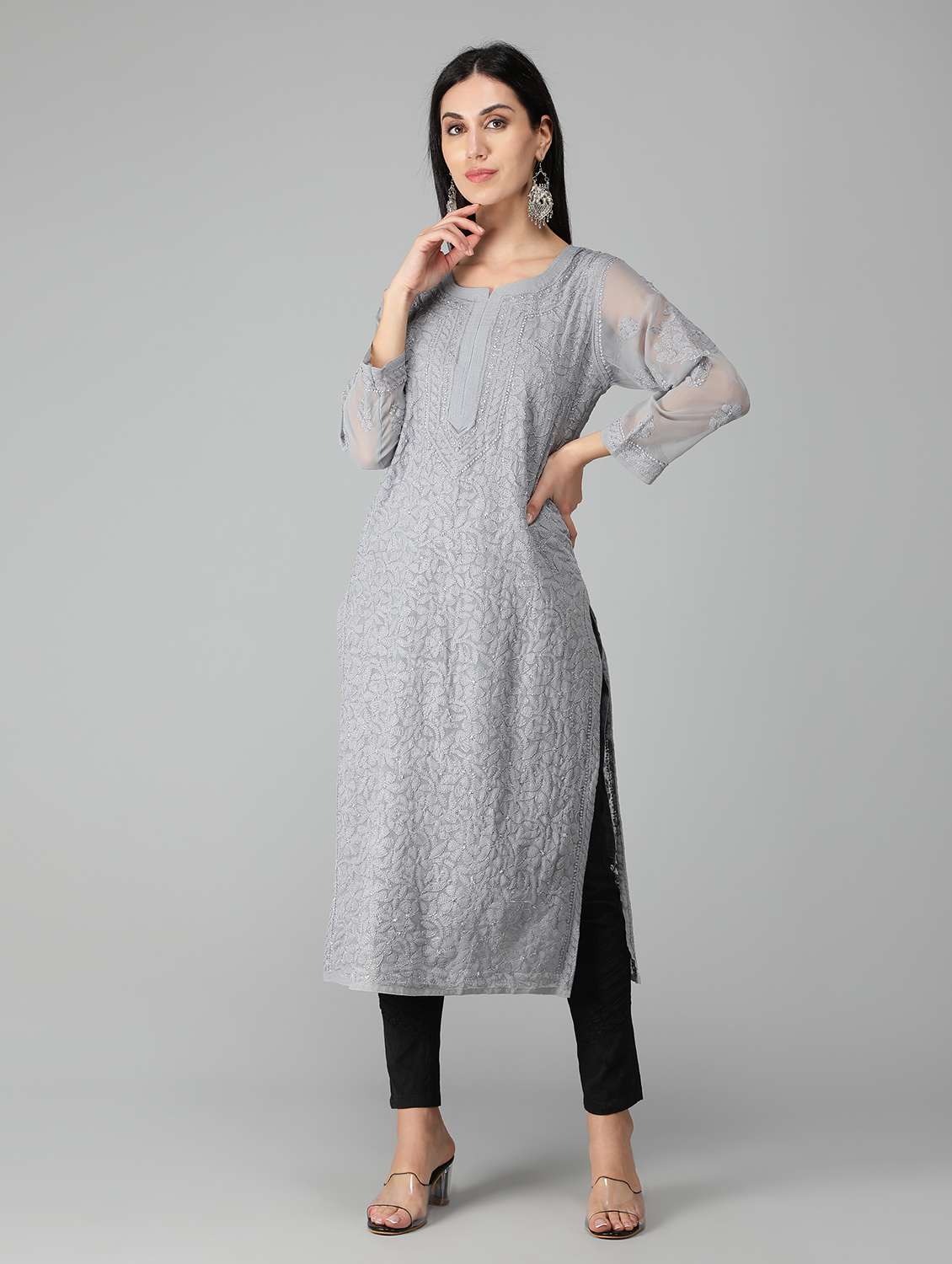 women's straight kurta - 19207412 - Zoom Image - 0