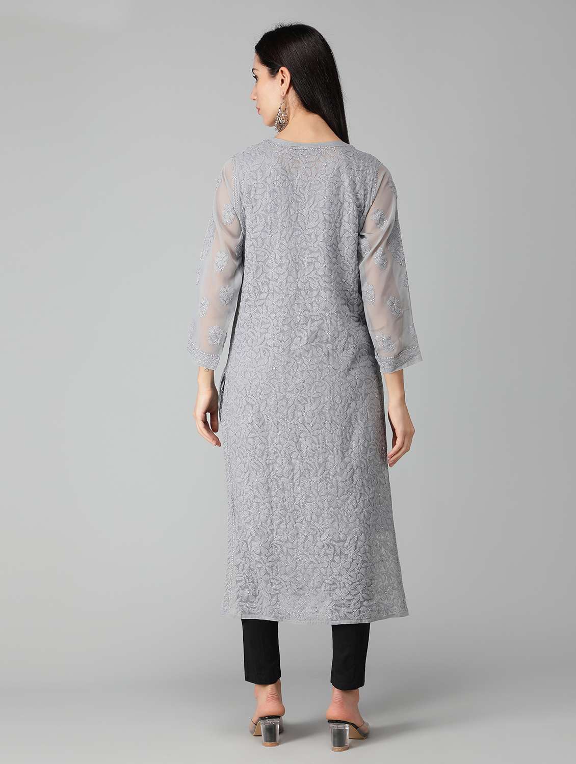 women's straight kurta - 19207412 - Standard Image - 2