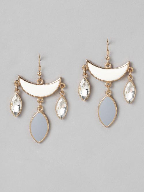 multi colored metal drop earring - 19207910 -  Standard Image - 0