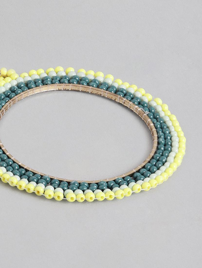 multi colored metal hoop earring - 19207917 - Standard Image - 2
