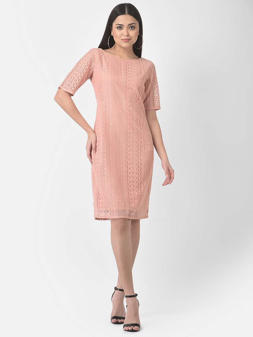 women's sheath printed dress