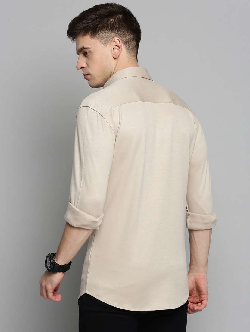 mens solid casual shirt - 19208091 -  Standard Image - 2