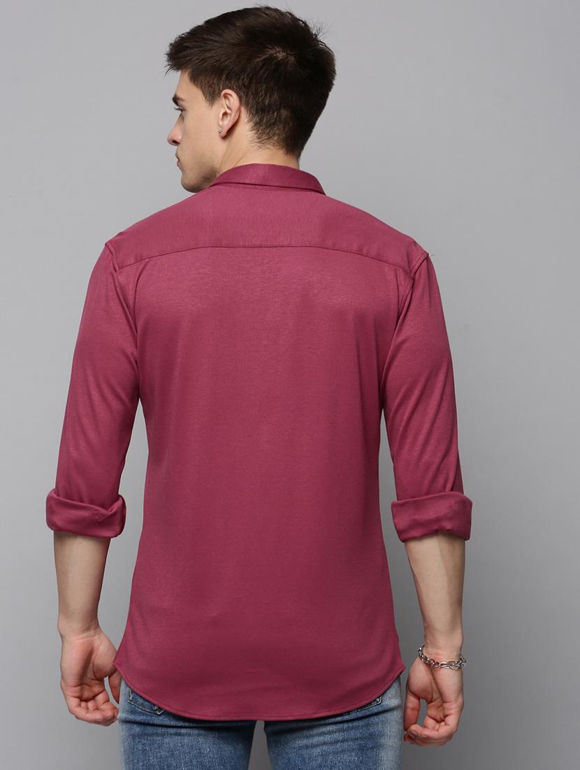 mens solid casual shirt - 19208106 - Standard Image - 2