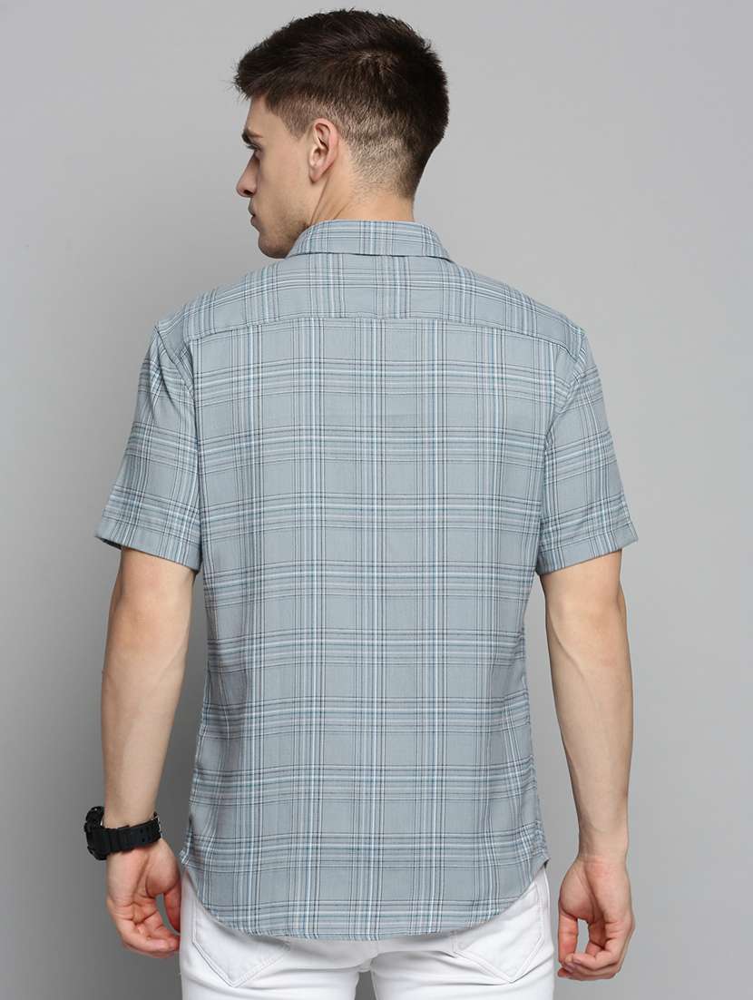 grey cotton casual shirt - 19208154 -  Standard Image - 2