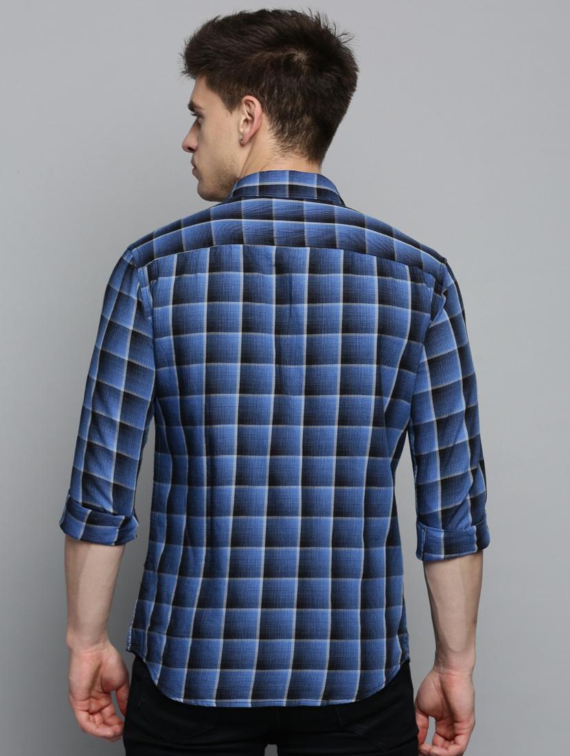 mens checks casual shirt - 19208197 - Standard Image - 2