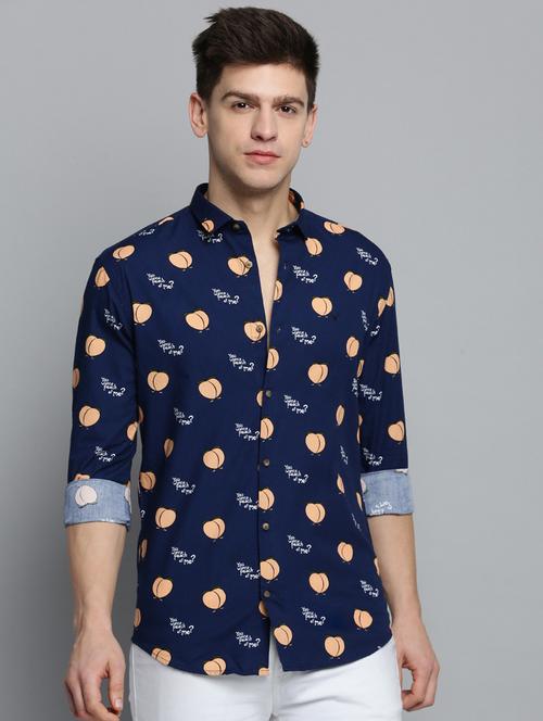 mens quirky casual shirt - 19208274 - Standard Image - 0