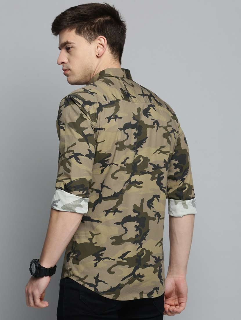 mens camouflage casual shirt - 19208276 -  Standard Image - 2