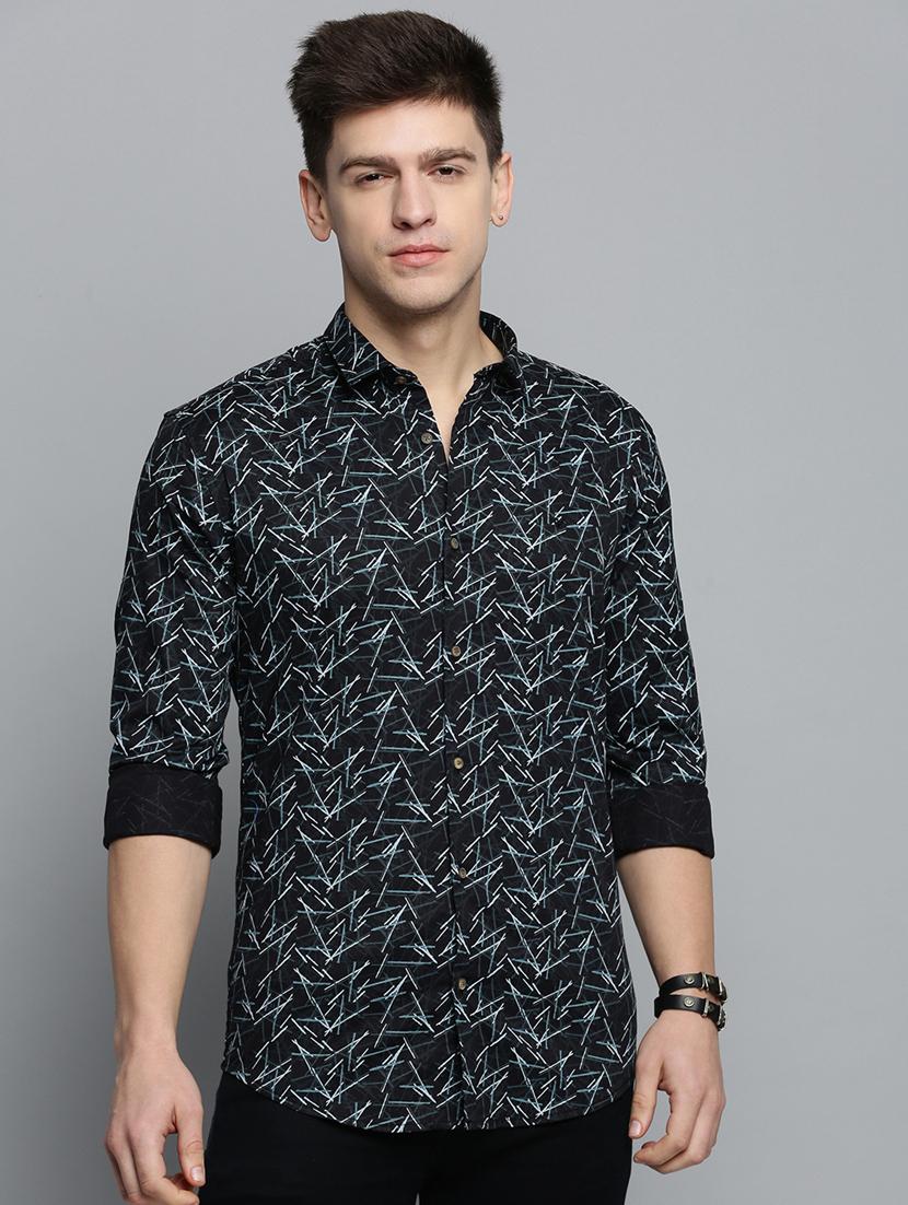 mens printed casual shirt - 19208278 -  Zoom Image - 0