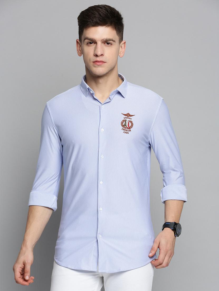 mens stripes casual shirt - 19208289 -  Zoom Image - 0