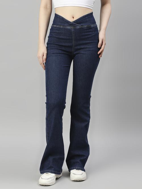 women's plain bootcut jeans - 19208423 -  Standard Image - 0