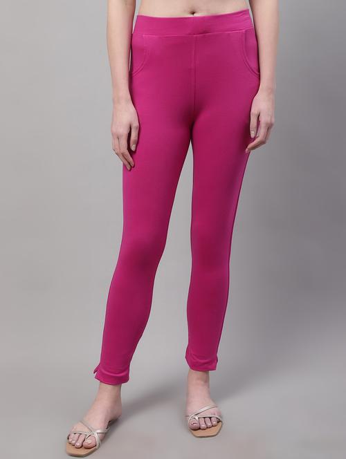 high rise solid jegging - 19214737 - Standard Image - 0
