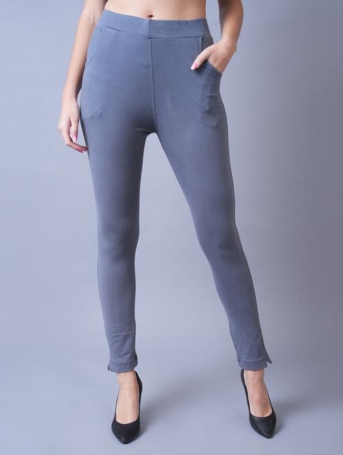 high rise solid jegging - 19214739 -  Standard Image - 0