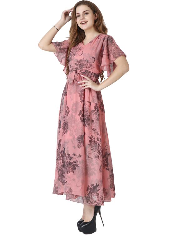 florals printed maxi dress - 19215401 - Standard Image - 2