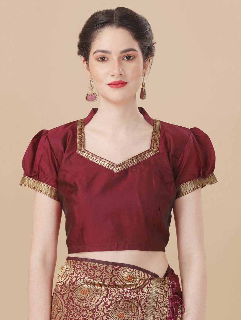 women's banarasi saree with blouse - 19217601 -  Standard Image - 2