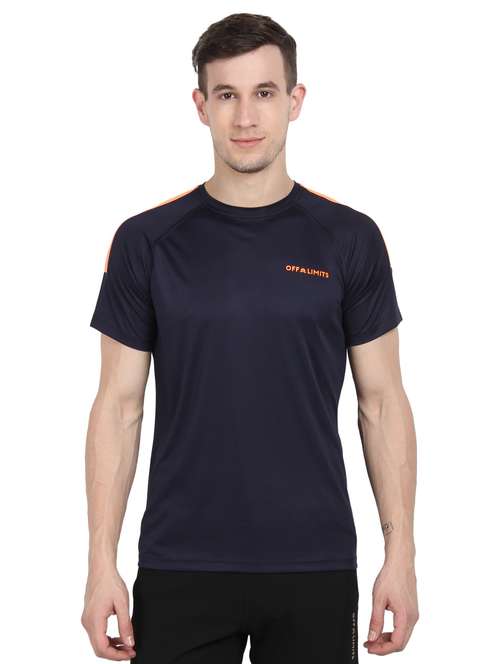 round neck solid t-shirt - 19219309 - Standard Image - 0