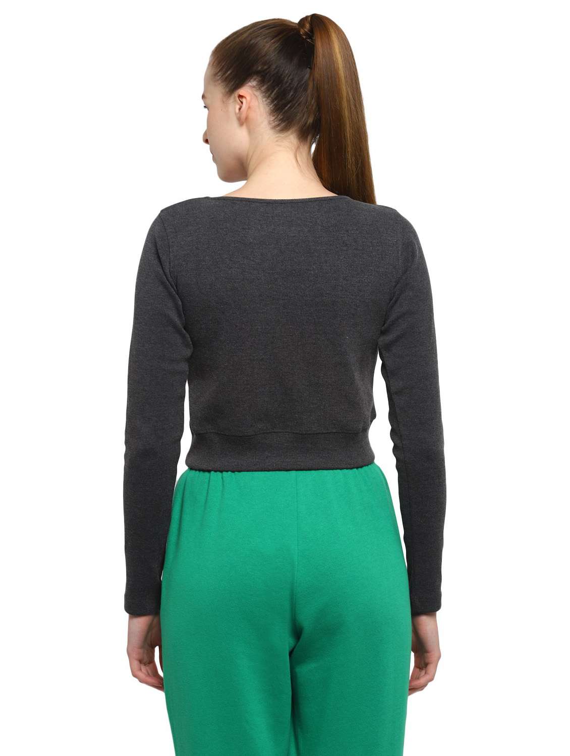 women's plain round neck t-shirt - 19219583 -  Standard Image - 2