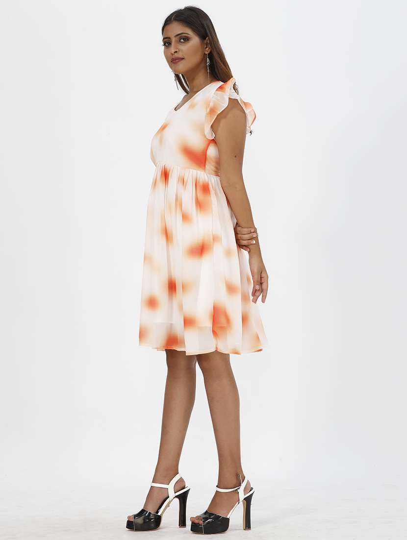 women's fit & flare floral dress - 19223535 -  Standard Image - 2