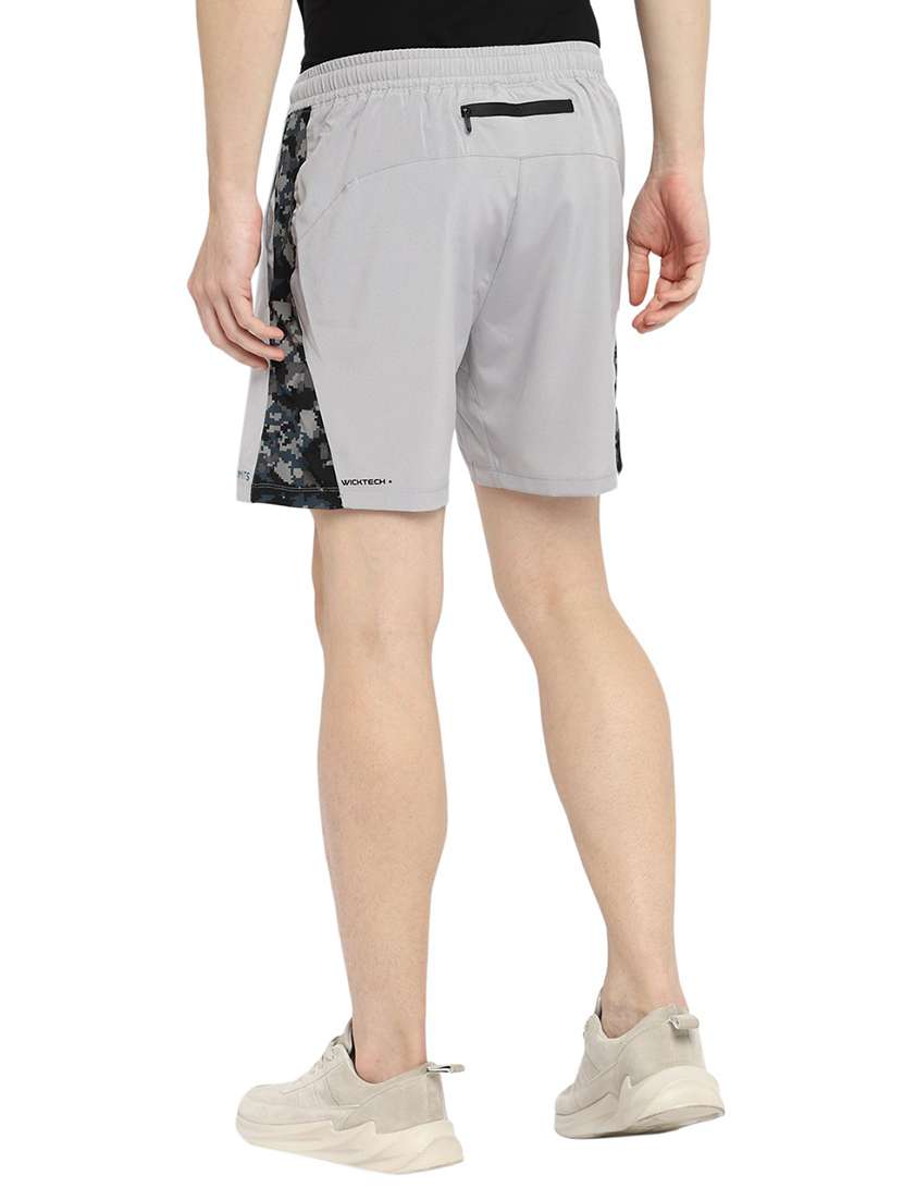 grey mid rise solid short - 19223680 -  Standard Image - 2