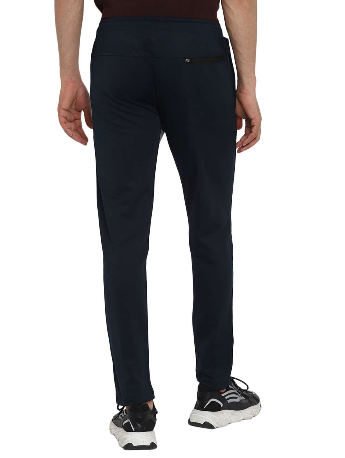 blue color block full length track pant - 19223764 -  Standard Image - 2