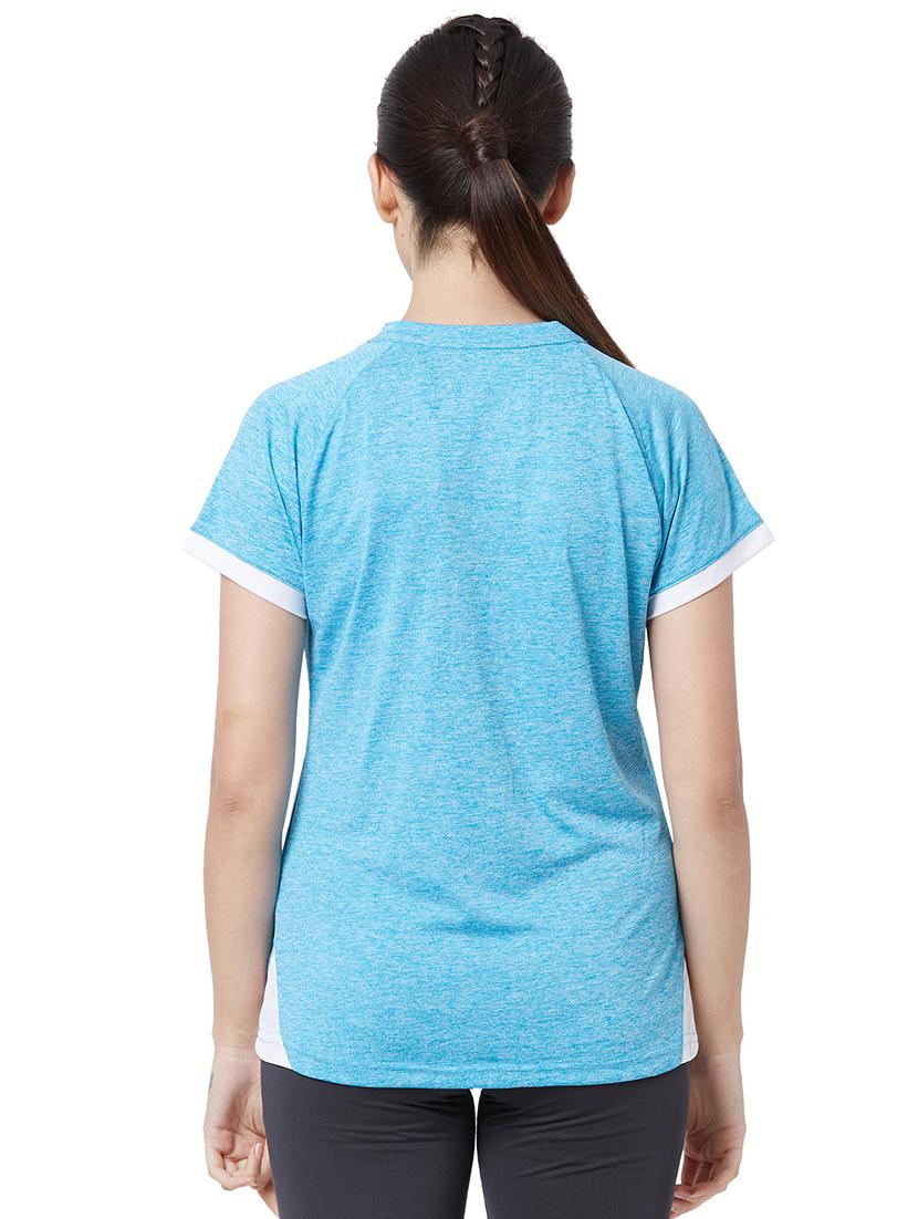 blue solid t-shirt - 19224086 - Standard Image - 2