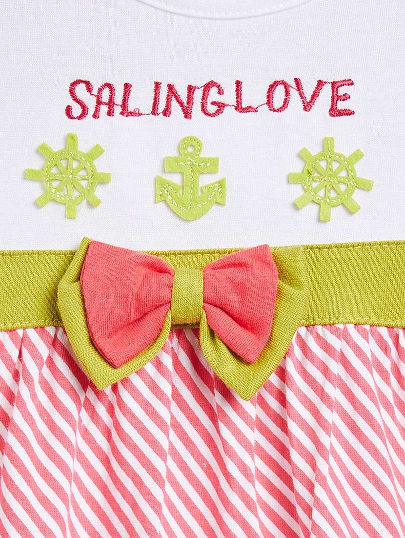 girls round neck printed frock - 19224178 -  Standard Image - 2