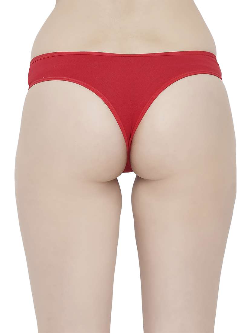 red solid bikini panty - 19224825 - Standard Image - 2