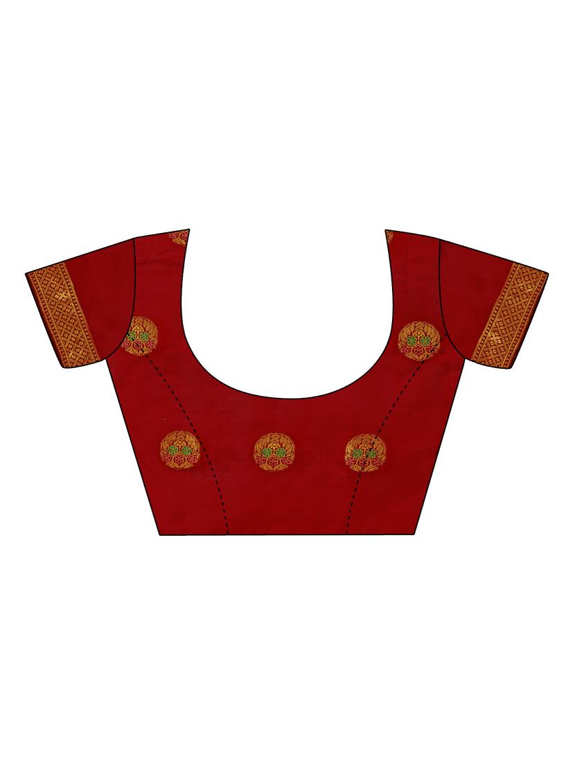 self design banarasi saree - 19226112 - Standard Image - 2