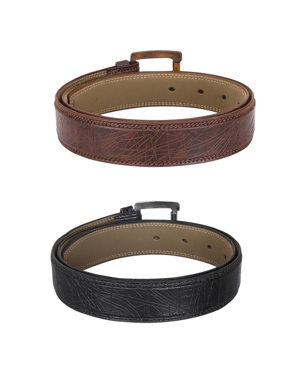 pack of 2 leatherette belt - 19226860 - Standard Image - 2