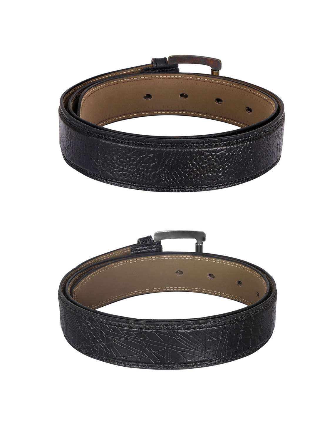 pack of 2 leatherette belt - 19226908 - Standard Image - 2