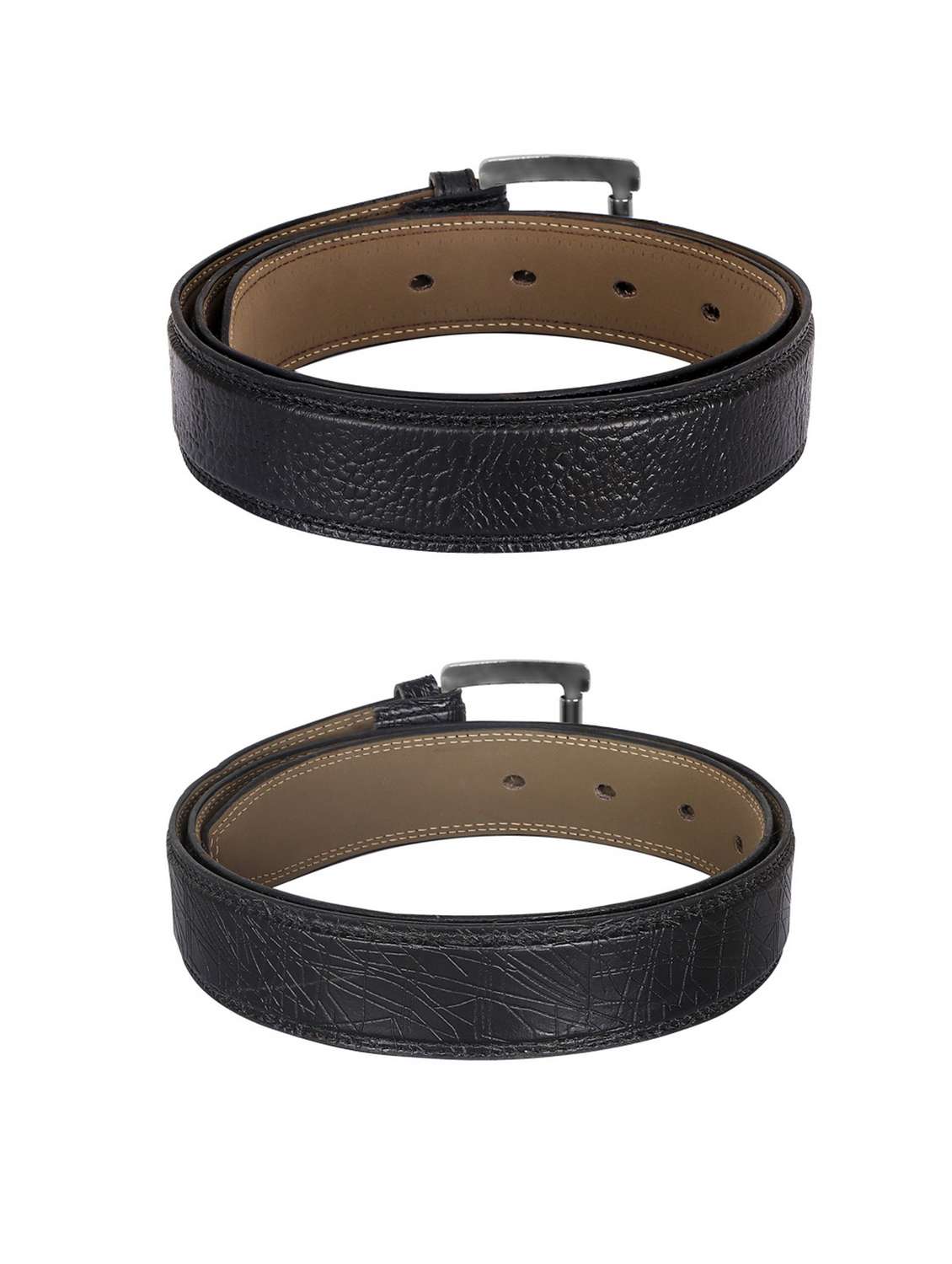 pack of 2 leatherette belt - 19226909 - Standard Image - 2