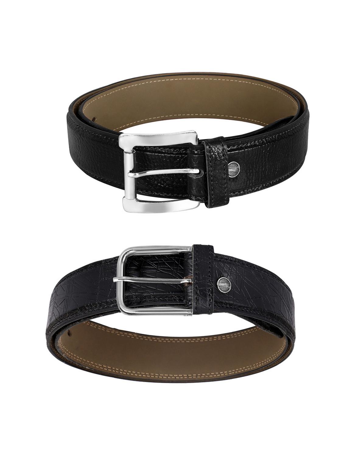 pack of 2 leatherette belt - 19227118 - Standard Image - 2