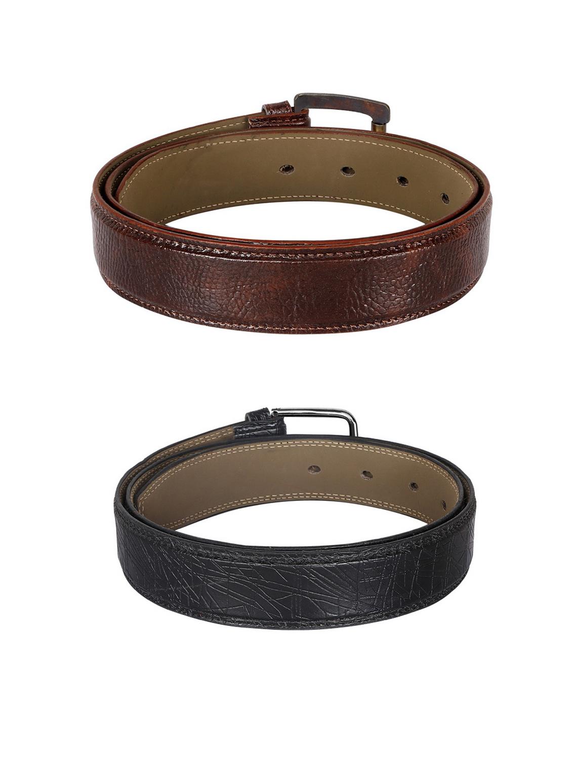 pack of 2 leatherette belt - 19227123 -  Standard Image - 2