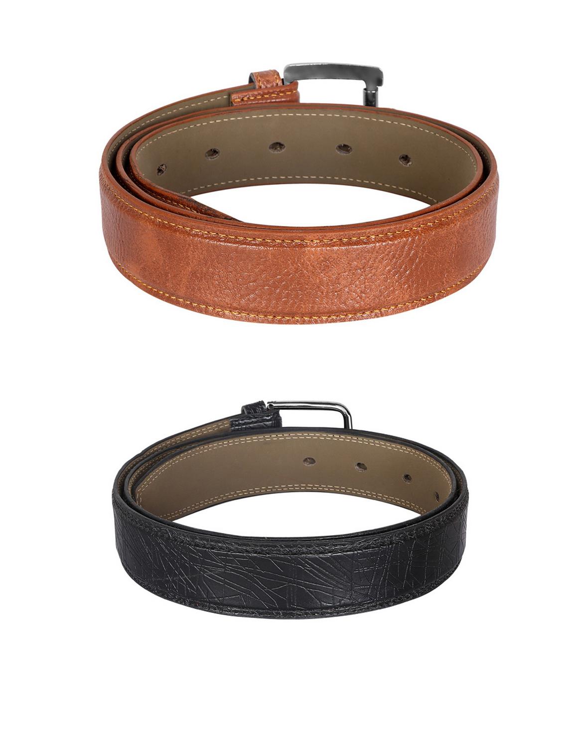 pack of 2 leatherette belt - 19227130 - Standard Image - 2