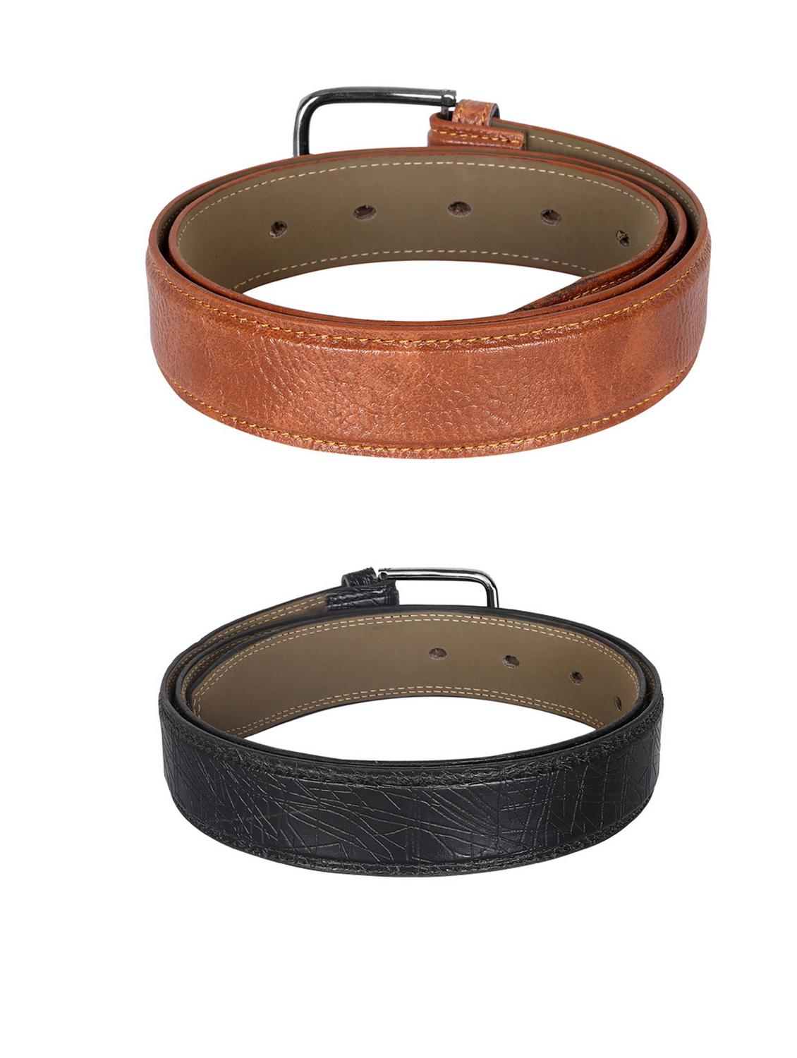 pack of 2 leatherette belt - 19227132 -  Standard Image - 2