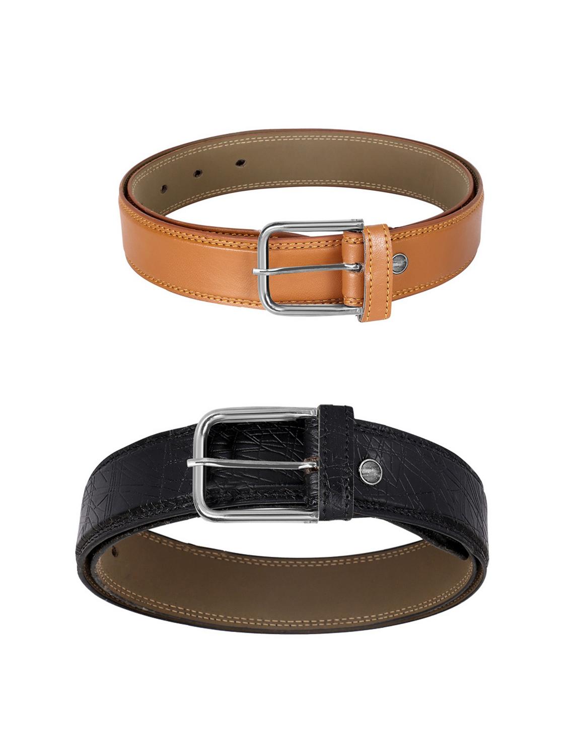 pack of 2 leatherette belt - 19227150 -  Standard Image - 2