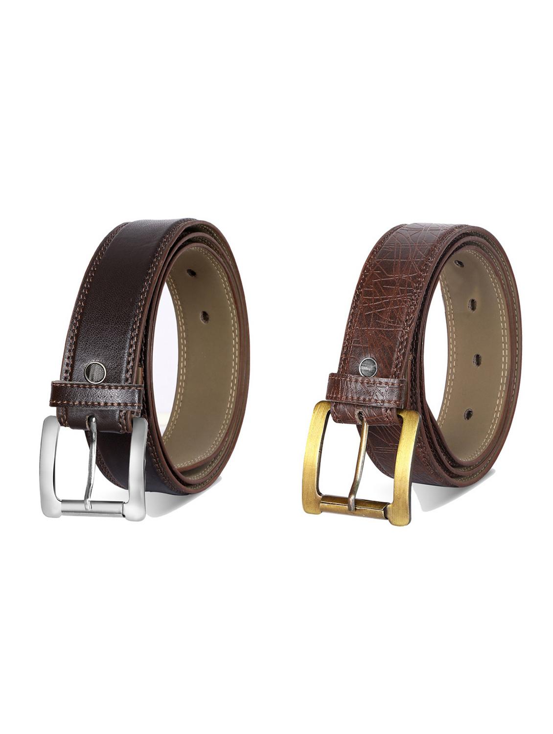 combo pack of brown leatherette belts - 19227448 - Zoom Image - 0