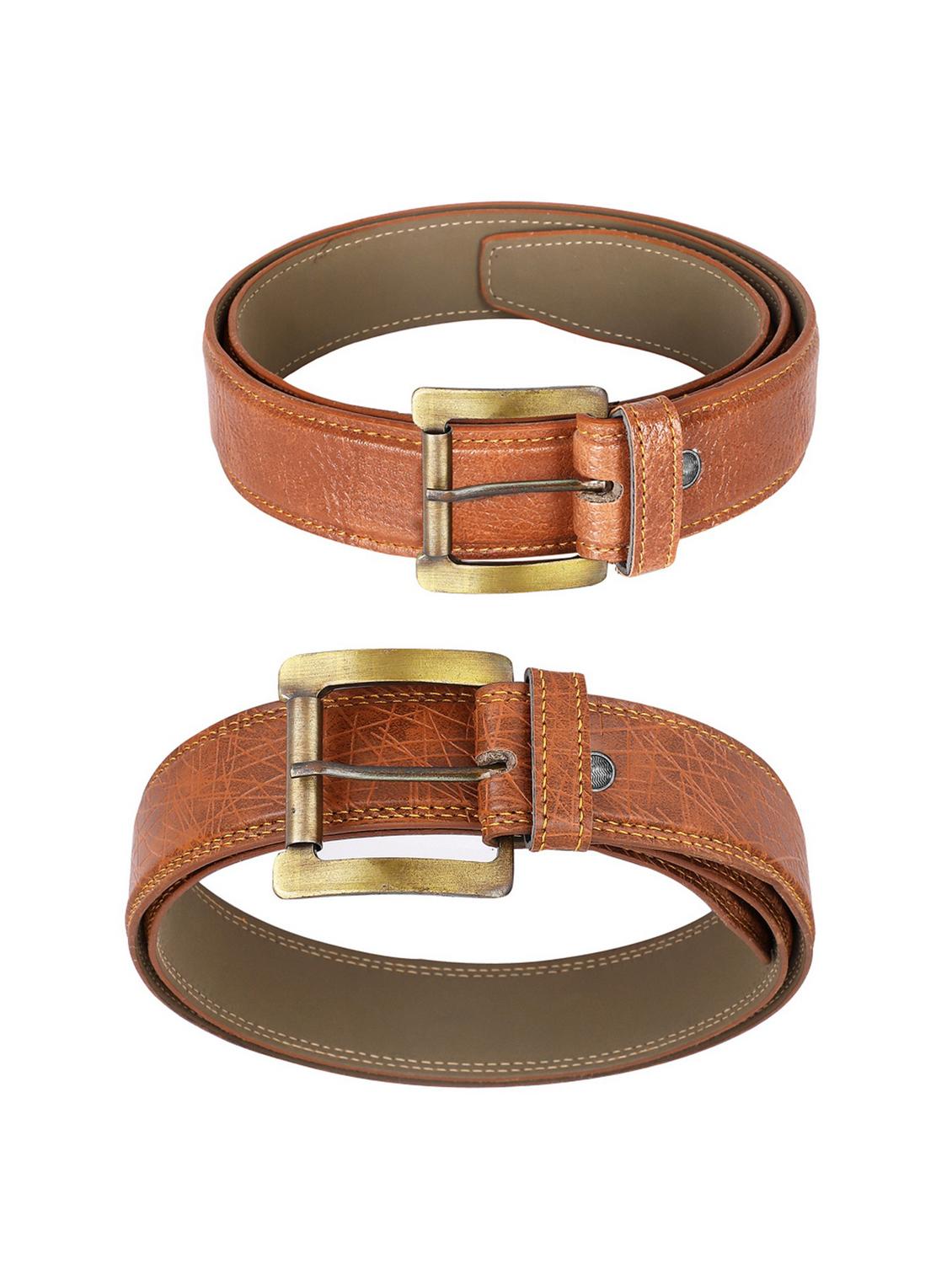 combo pack of brown leatherette belts - 19228020 - Standard Image - 2